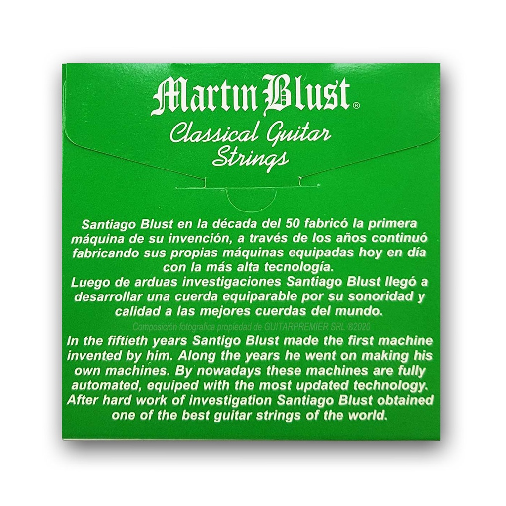 Encordado Guitarra Clasica / Criolla Martin Blust LT620               