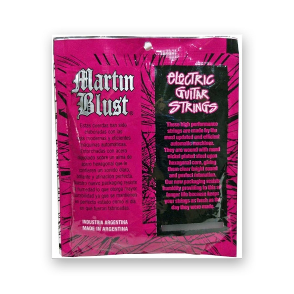 Encordado Guitarra Electrica Martin Blust RL120               