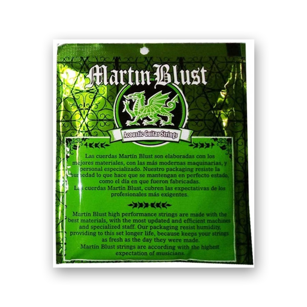 Encordado Guitarra Acustica Martin Blust XL220               