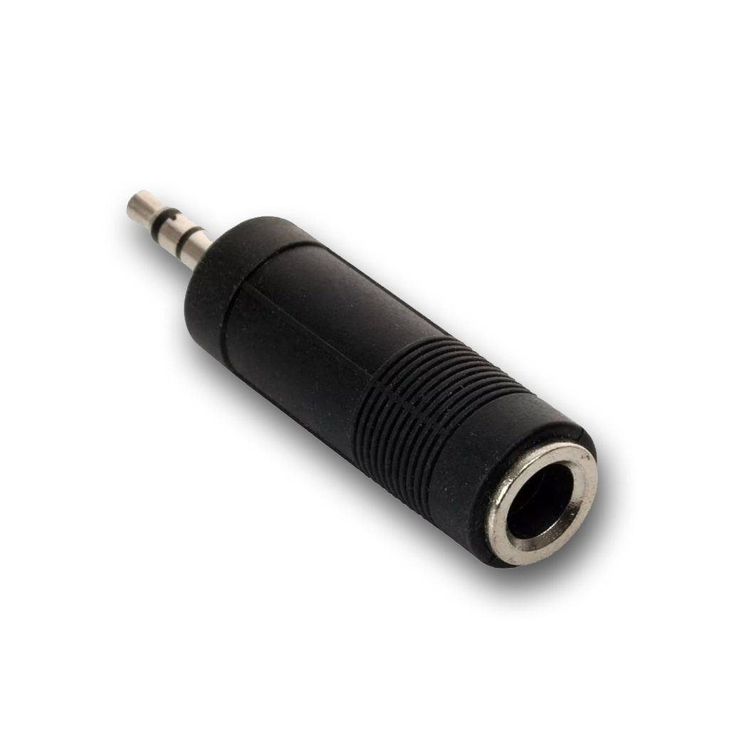 Adaptador Jack 6,5 a Plug 3,5 Estereo 08/09 Plastico