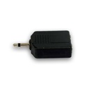 Adaptador 2 Jack Mono 6.5 a Plug Mono 3.5 Artekit 3.5M6.5DM Plastico