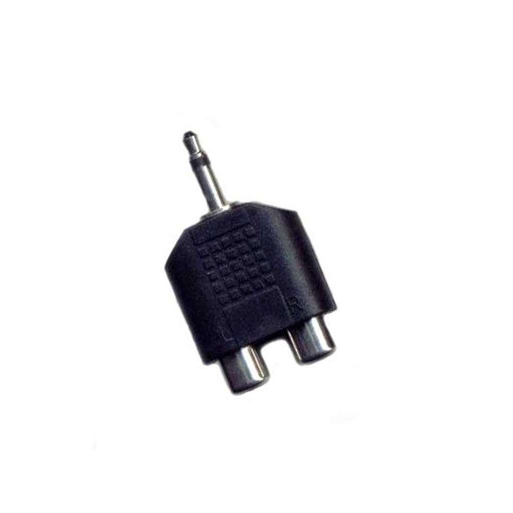 Adaptador 2 Jack Rca a Plug Mono 3.5 Artekit 3.5MDRCA Plastico