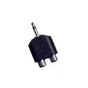 Adaptador 2 Jack Rca a Plug Mono 3.5 Artekit 3.5MDRCA Plastico