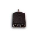 Adaptador 2 Jack Stereo 6.5 a Plug Stereo 3.5 Artekit 3.5S6.5DS Plastico