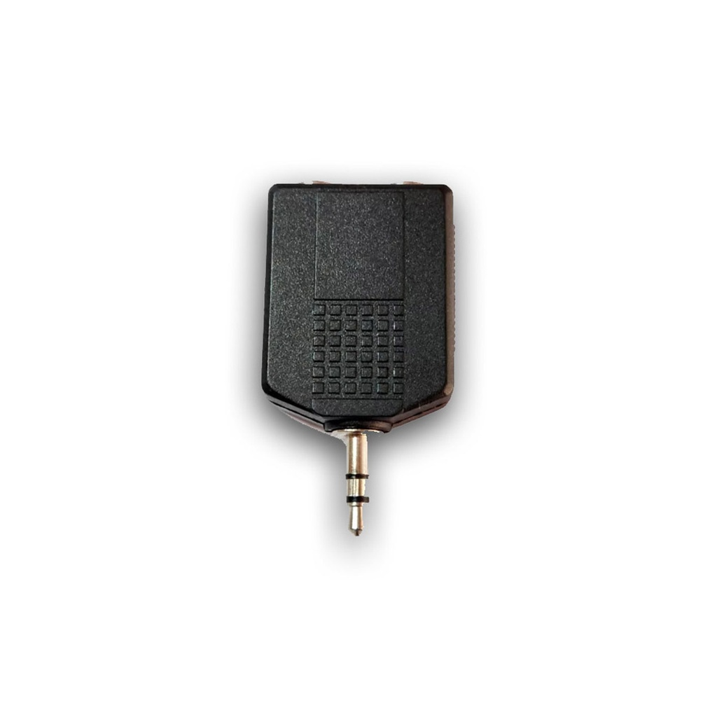 Adaptador 2 Jack Stereo 6.5 a Plug Stereo 3.5 Artekit 3.5S6.5DS Plastico