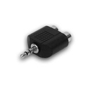 Adaptador 2 Jack Rca a Plug Stereo 3.5 Artekit 3.5SDRCA Plastico