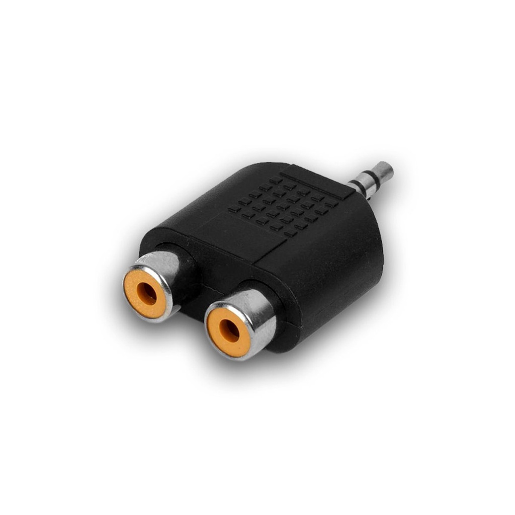 Adaptador 2 Jack Rca a Plug Stereo 3.5 Artekit 3.5SDRCA Plastico