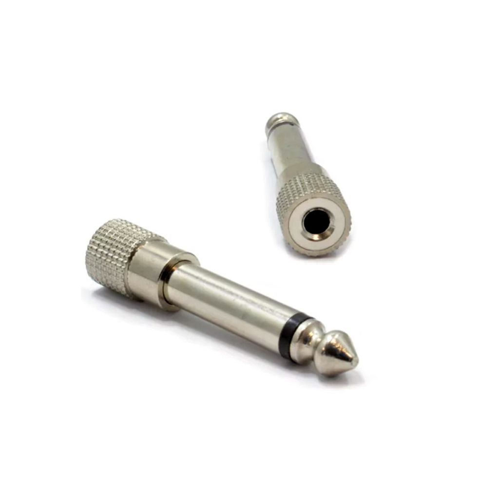Adaptador Jack Mono 3.5 a Plug Mono 6.5 Artekit 6.5M3.5MM Metalico