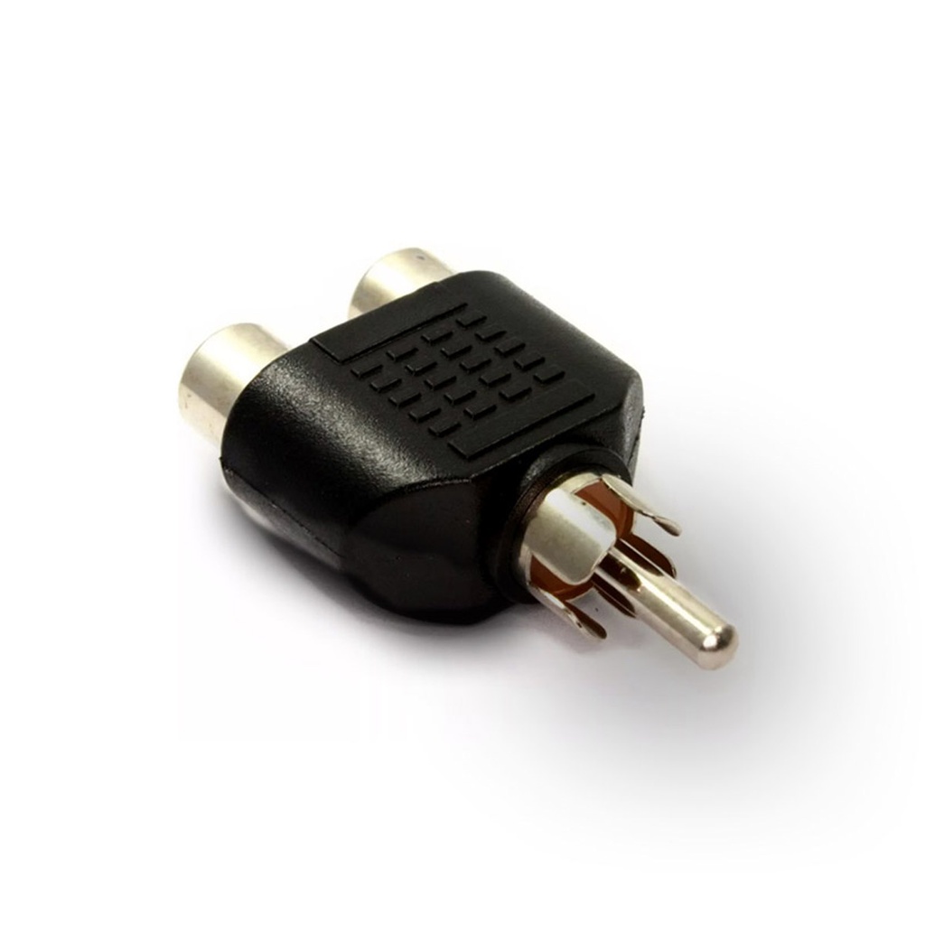 Adaptador 2 Jack Rca a Plug Rca Artekit RCADRCA Plastico