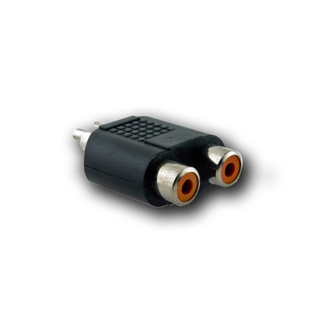 Adaptador 2 Jack Rca a Plug Rca Artekit RCADRCA Plastico