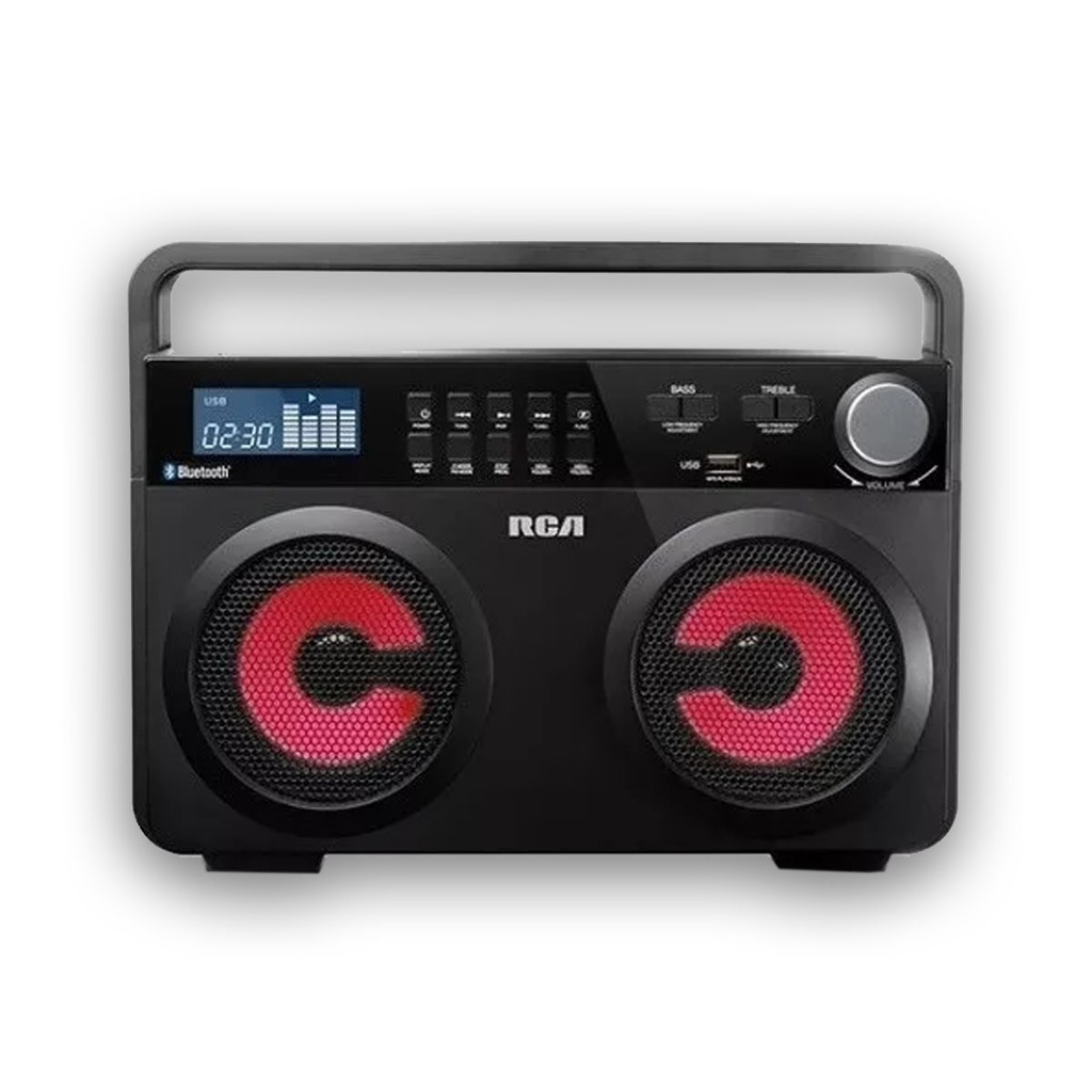 Parlante Boombox Bluetooth RCA RSICON 600W