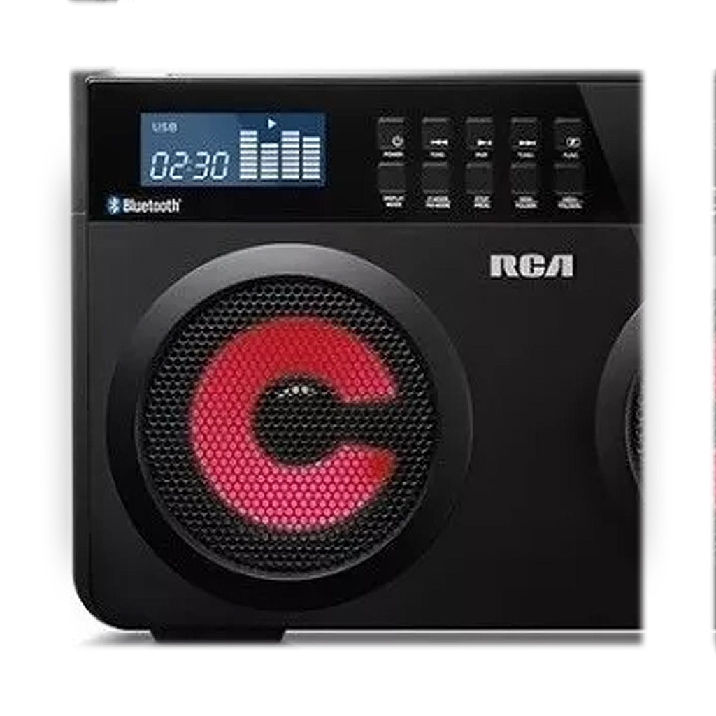 Parlante Boombox Bluetooth RCA RSICON 600W