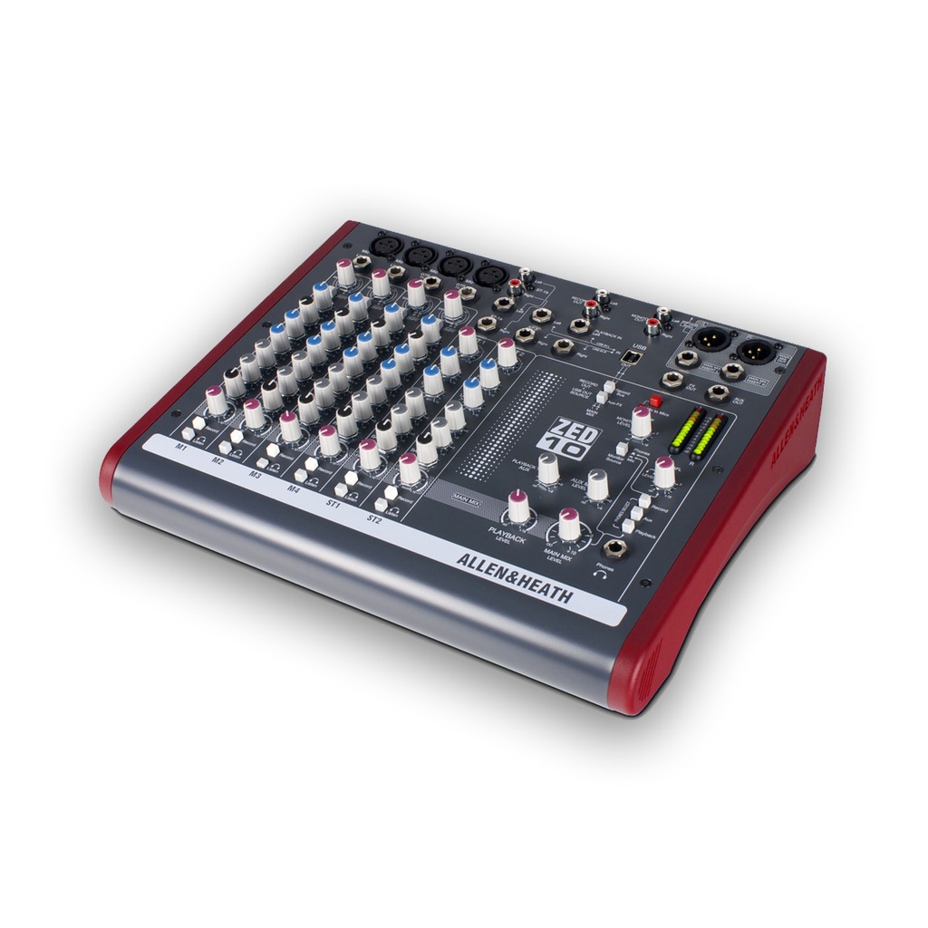 Mixer 4 canales USB in/out  Phantom 48V  ALLEN & HEATH ZED10