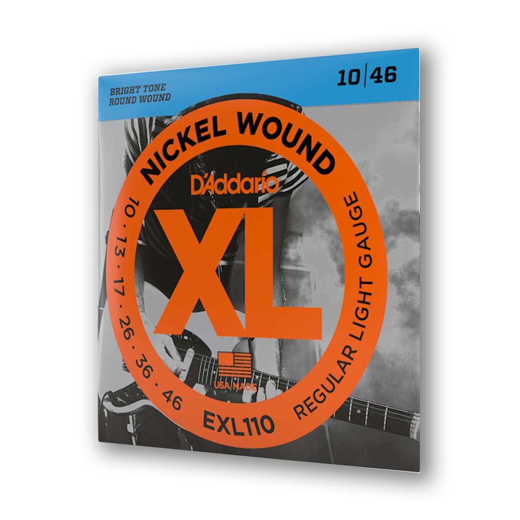 Encordado Guitarra Electrica D'addario EXL 110 .010 
