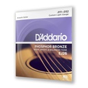 Encordado Guitarra Acustica D'addario EJ26 .011 0.52