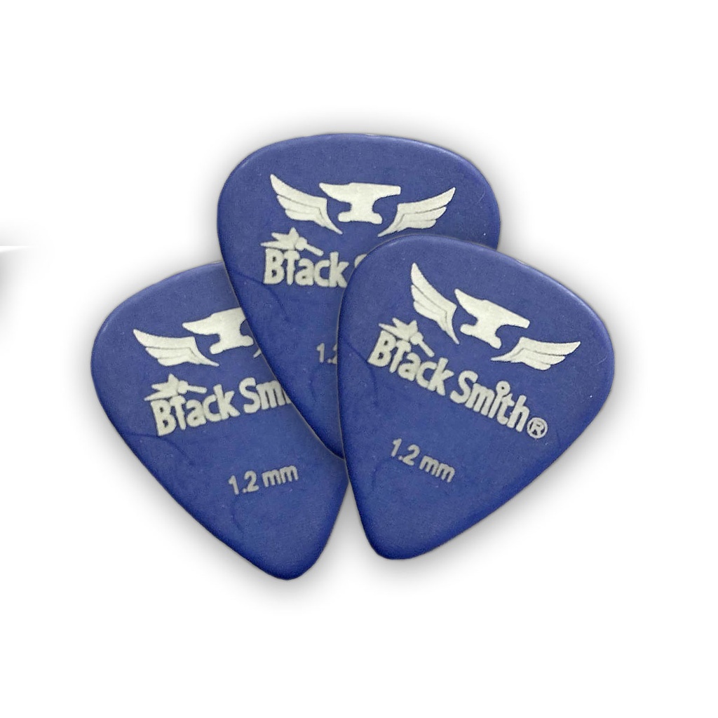 Puas Guitarra / Ukelele Black Smith P005BK-H 1.2 Carbon (x3)  