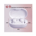 Auriculares In-ear Inalámbricos A6s Blanco 