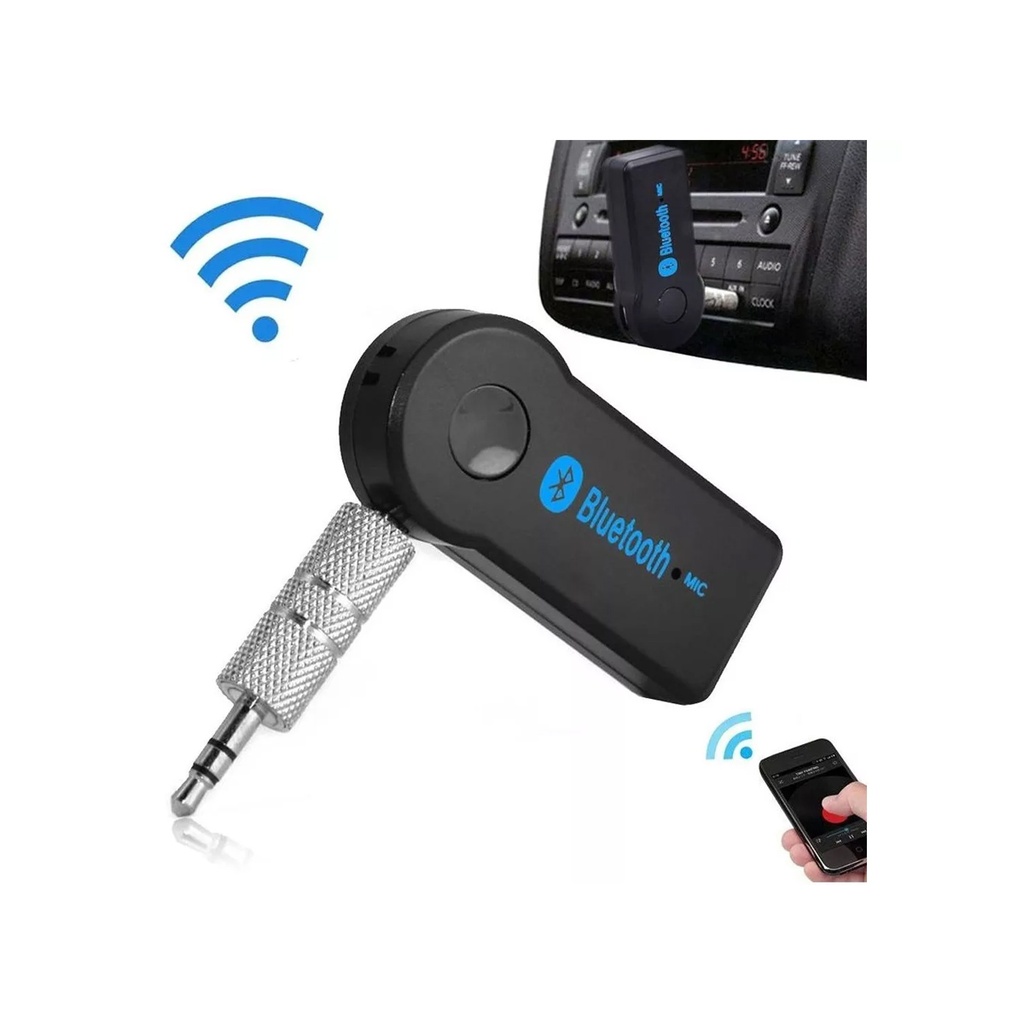Car Bluetooth - Receptor de Audio Manos Libres para Auto Bluetooth 3.0
