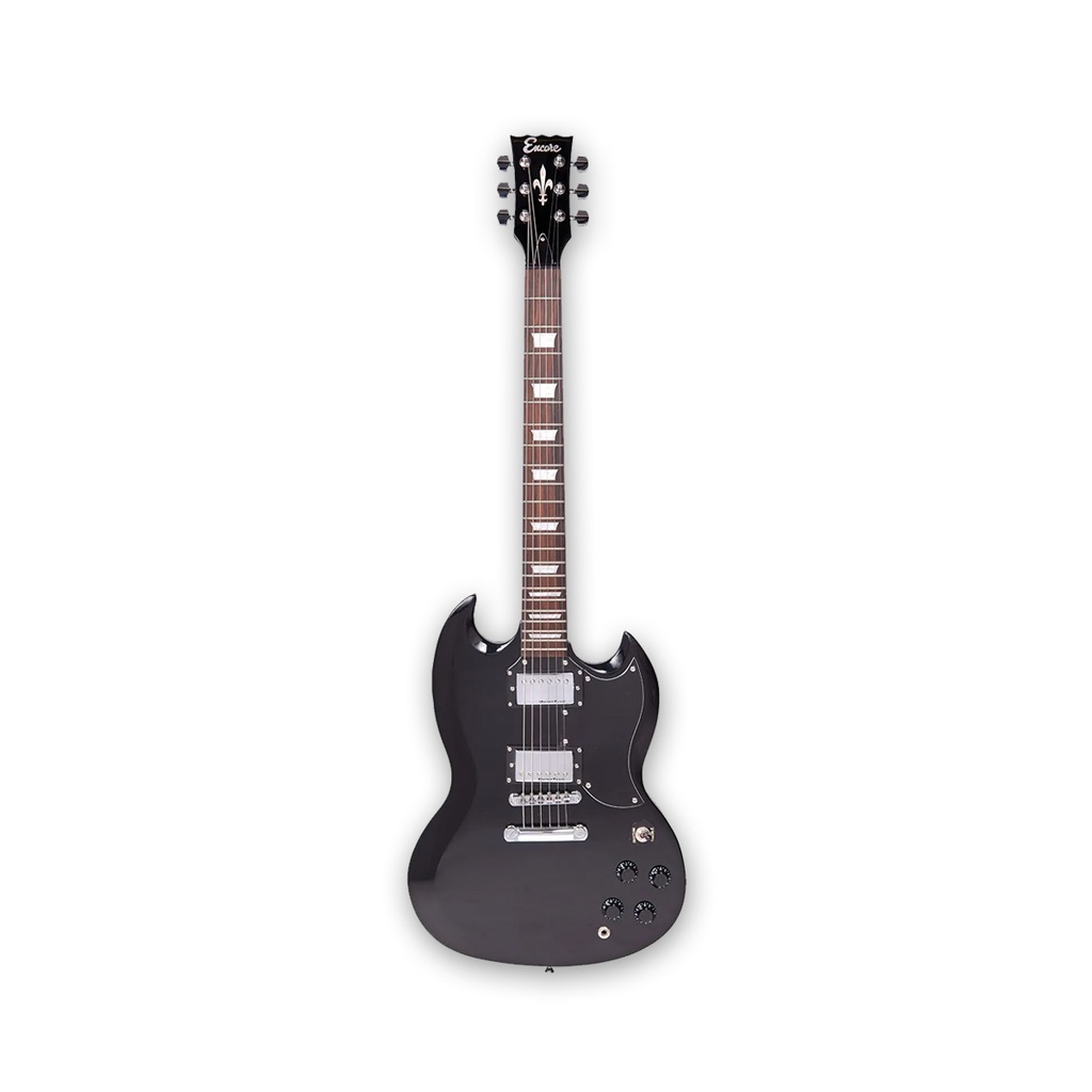 Guitarra Electrica Encore E69 Gloss Black