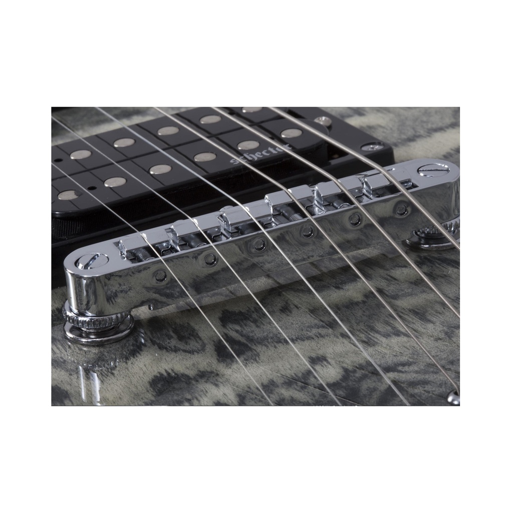 Guitarra Electrica Schecter C-6 Plus Charcoal Burst (para zurdo)