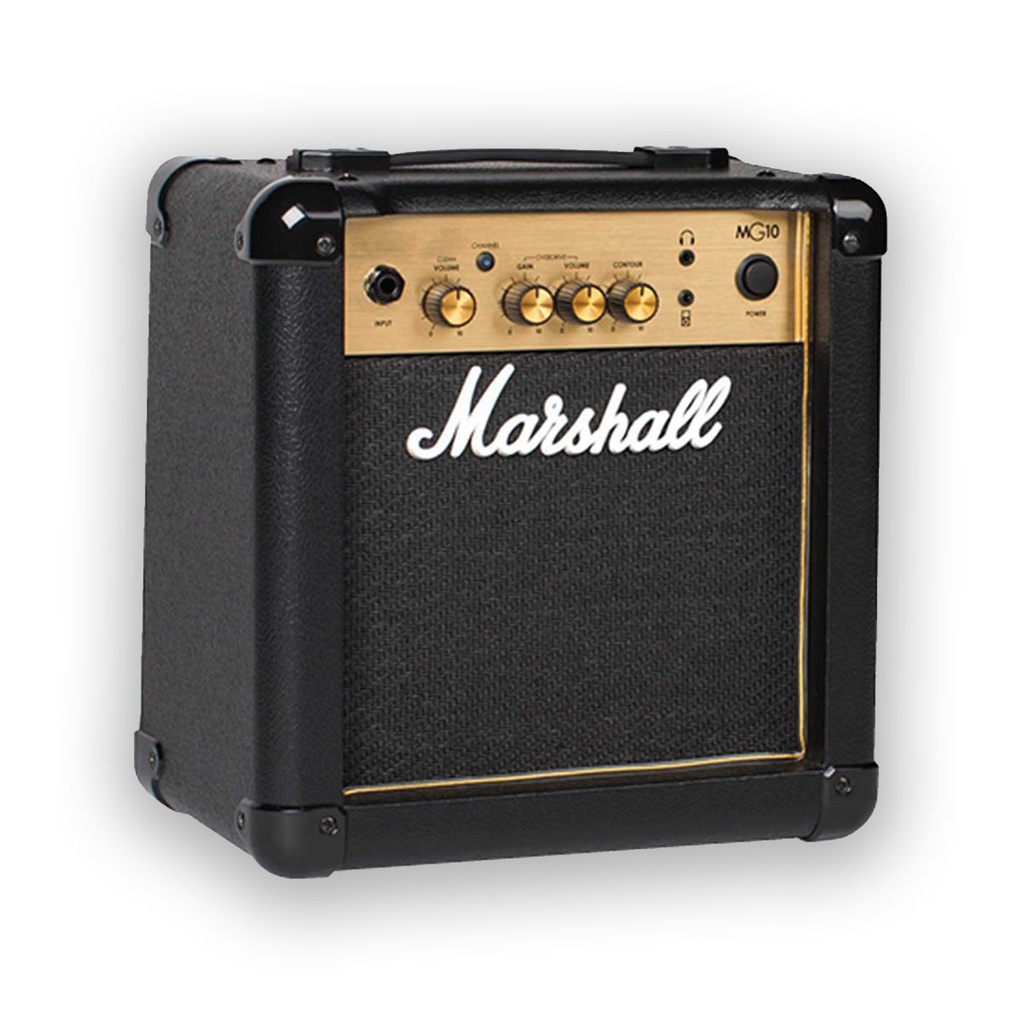 Guitarra Encore E69 Cherry Red + Marshall MG10 Gold + Cable Warwick 30203 D7 + Puas Black Smith 0.8; 1.0; y 1.2