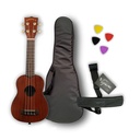 Ukelele Soprano Electroacustico Makala by Kala MK-SE + Funda + Correa + Puas