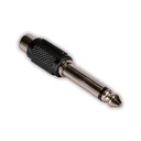Adaptador Jack RCA a Plug Mono 6.5 Artekit (6.5MRCA) Plastico