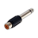 Adaptador Jack RCA a Plug Mono 6.5 Artekit (6.5MRCA) Plastico