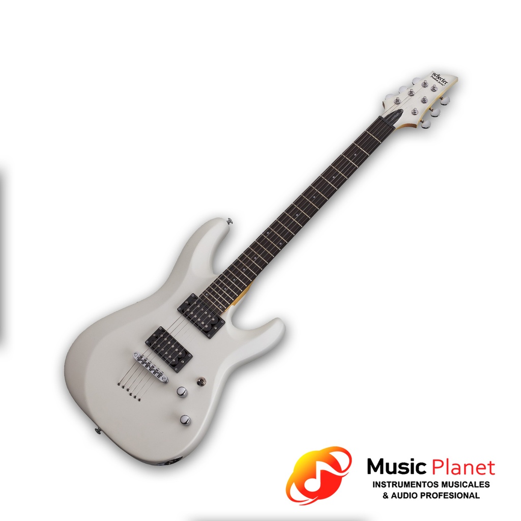 Guitarra Electrica Schecter C-6 Deluxe Satin White