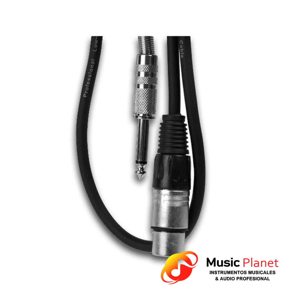 Cable Moon Audio Pro CE3CP XLRH / Plug 6,5mm Mono 3mts.