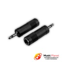Adaptador Jack Mono 6.5 a Plug Mono 3.5 Artekit (3.5M6.5M) Plastico