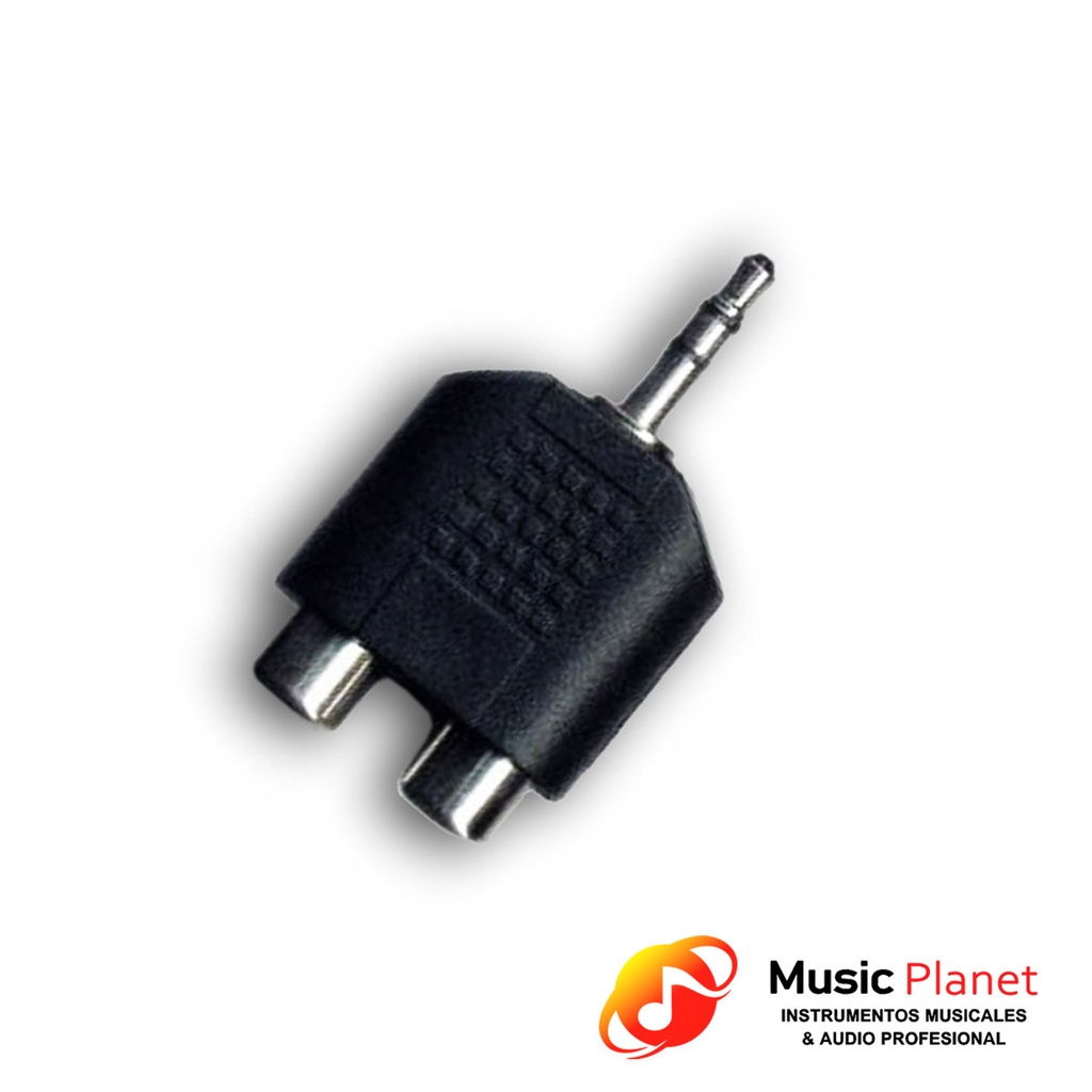 Adaptador 2 Jack RCA a Plug Stereo 3.5 (Artekit 3.5SDRCA) Plastico