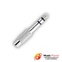 Adaptador Jack Stereo 3.5 a Plug Stereo 6.5 (Artekit 6.5S3.5SM) Metalico
