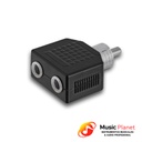 Adaptador 2 Jack Stereo 3.5 a Plug RCA (Artekit RCA3.5DS) Plastico