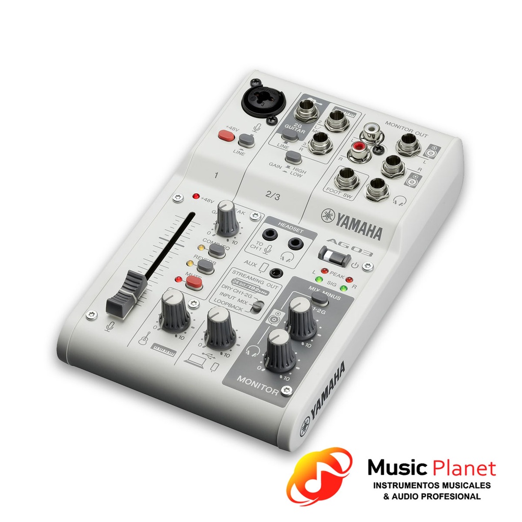 Interface de Audio Mixer Yamaha AG03MKII78