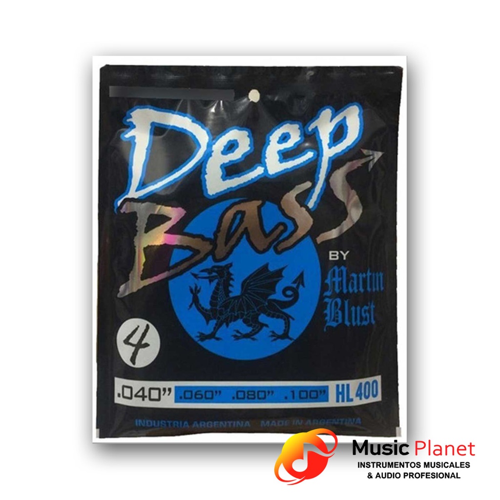 Encordado Bajo Electrico Martin Blust HL400               