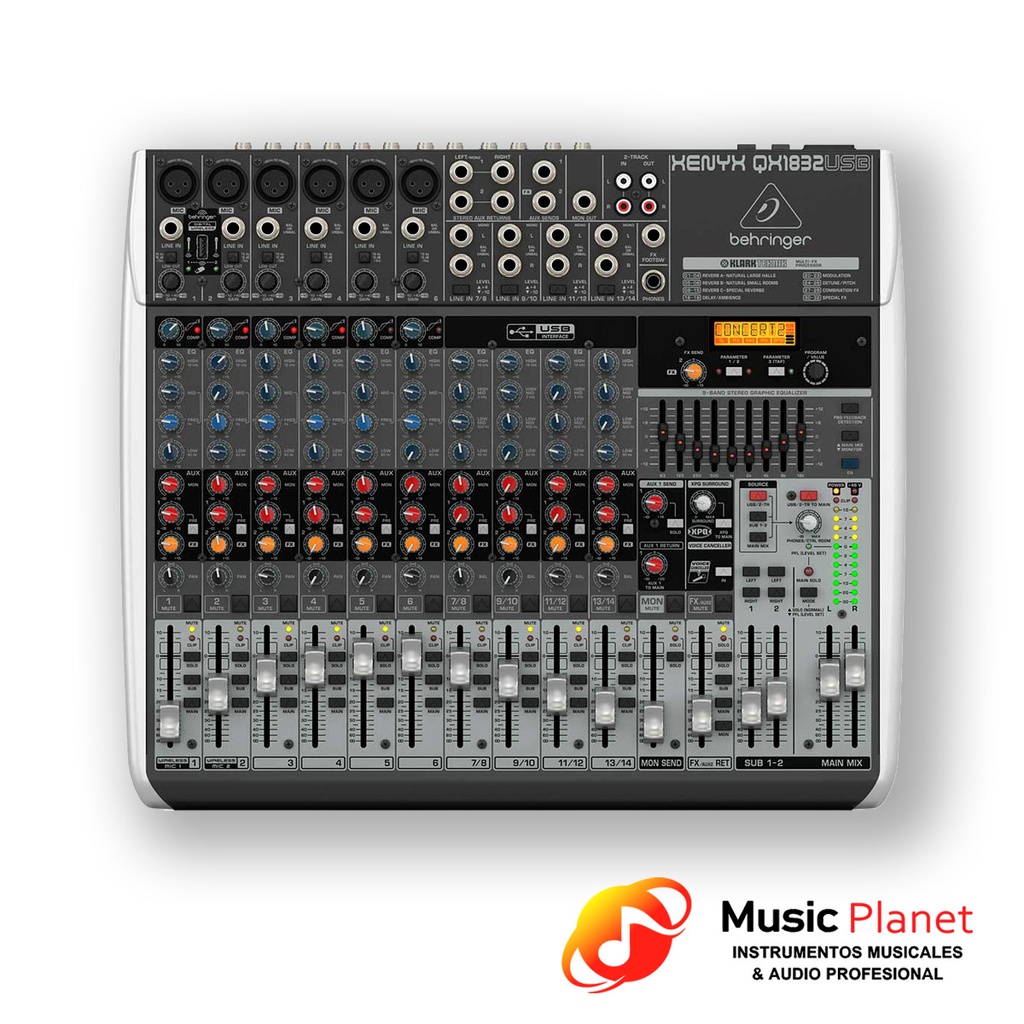 Consola Behringer Xenyx QX1832USB