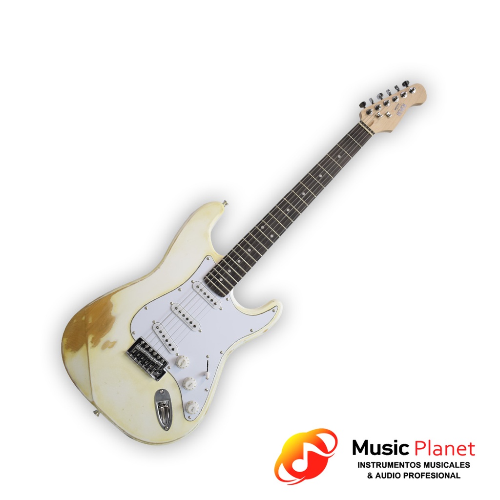 Guitarra Electrica Newen RELIC ST White