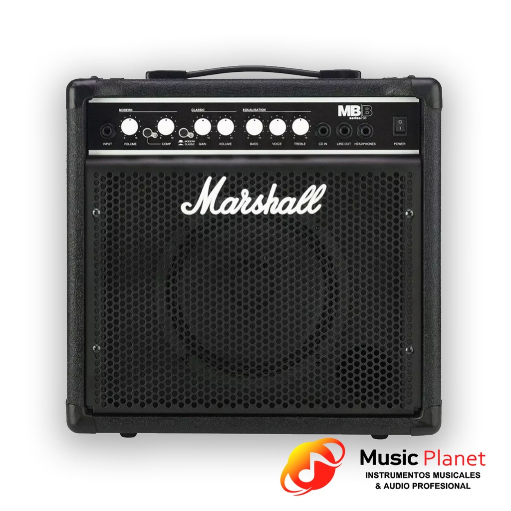 Amplificador Bajo Electrico Marshall MB15