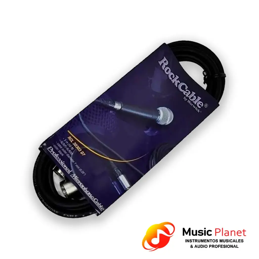 ​Cable XLRM / XLRH Warwick RCL 30303 D7 3mts.​