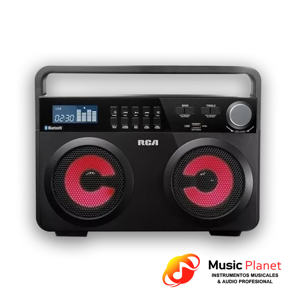 Parlante Boombox Bluetooth RCA RSICON 600W