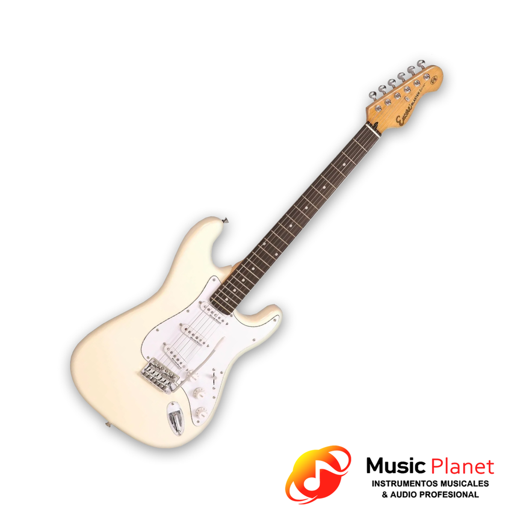 Guitarra Electrica Encore E6 Vintage White