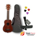 Ukelele Soprano Electroacustico Makala by Kala MK-SE + Funda + Correa + Puas