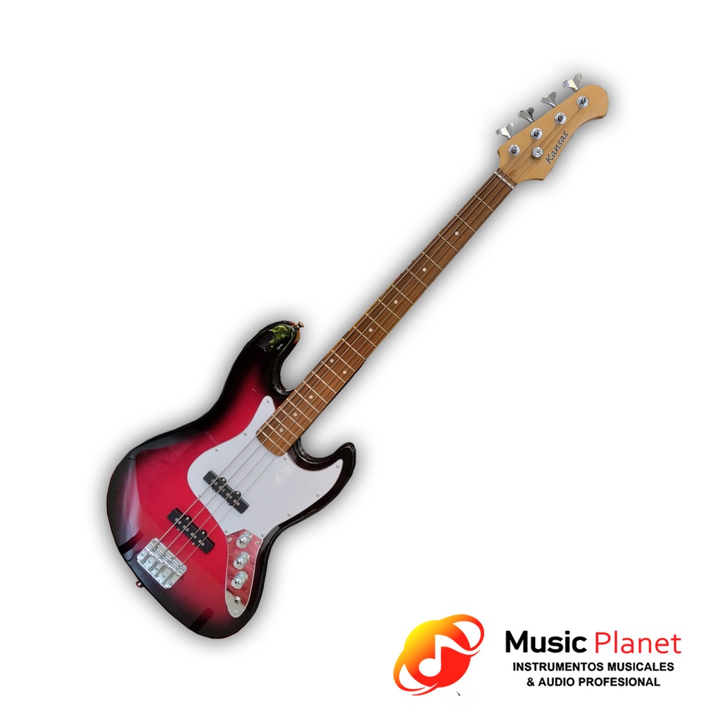 Bajo Electrico Kansas Fg Jb Red