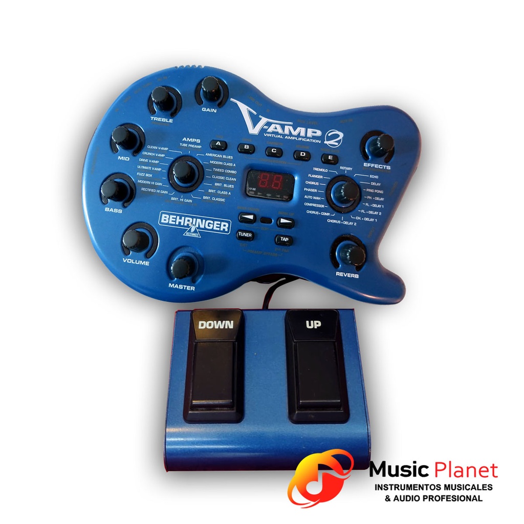 Procesador Multiefecto Behringer V-amp 2 + Foot's