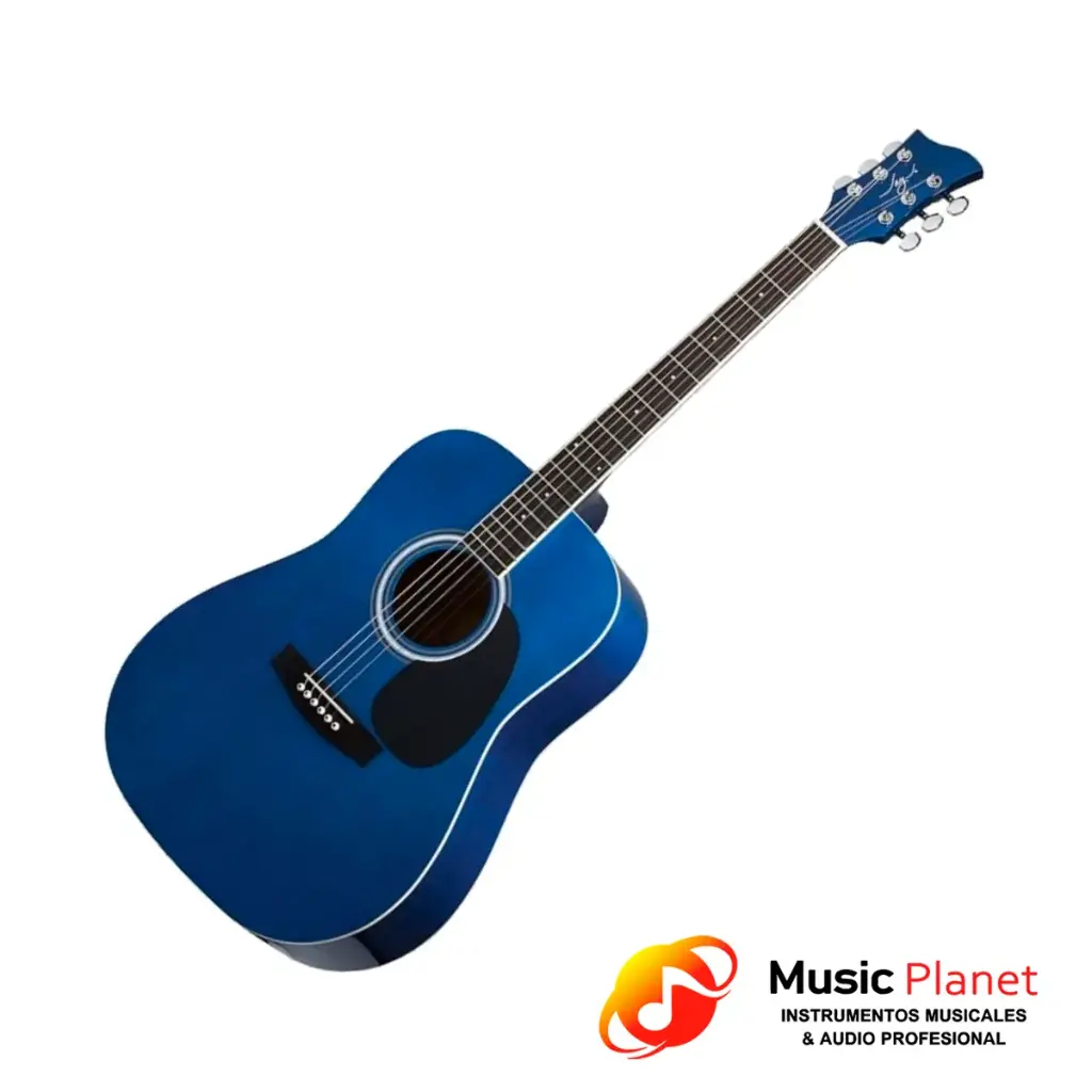 Guitarra Acústica Jay Turser Jj45-TBL Azul