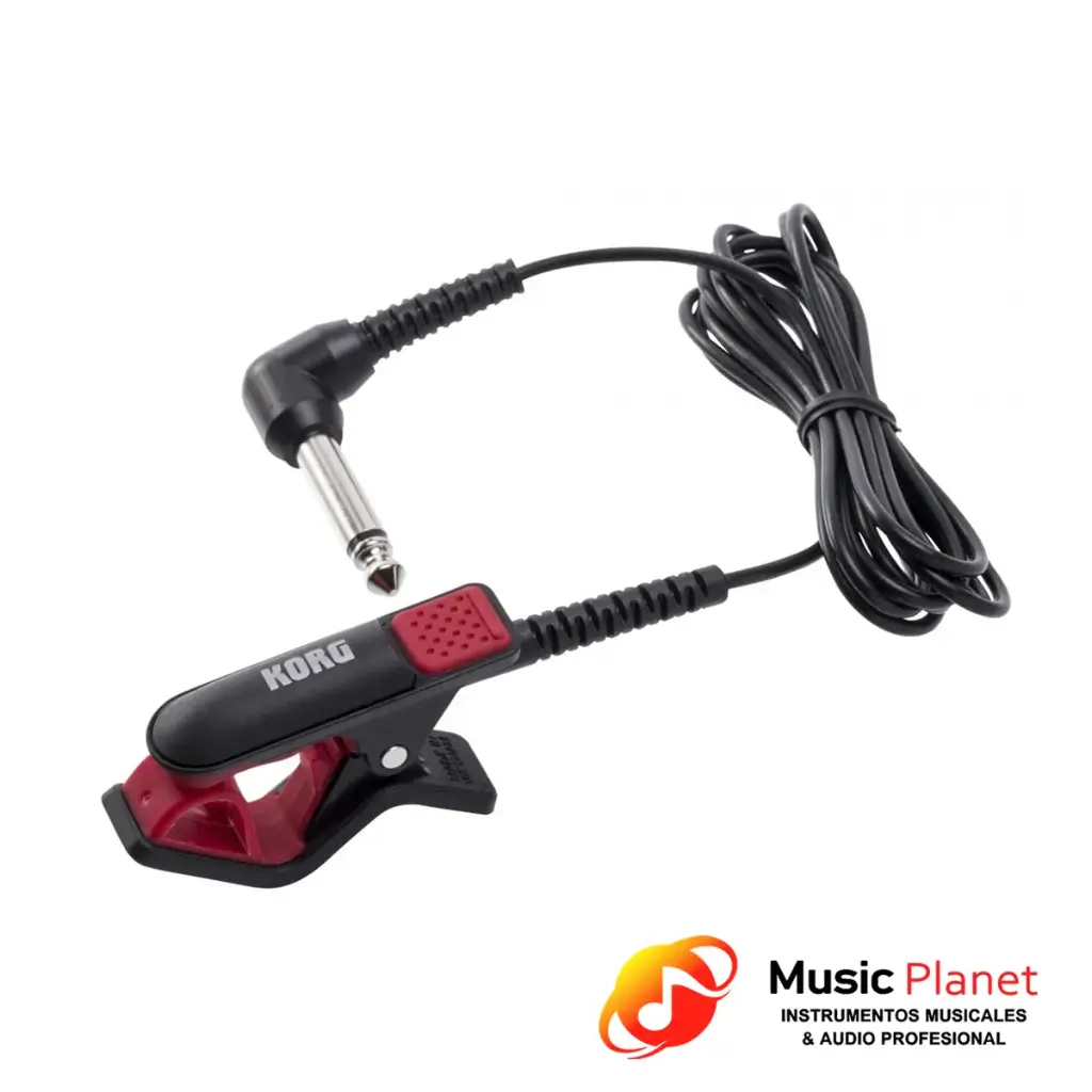 Micrófono de Contacto Korg CM-300 Negro y Rojo 