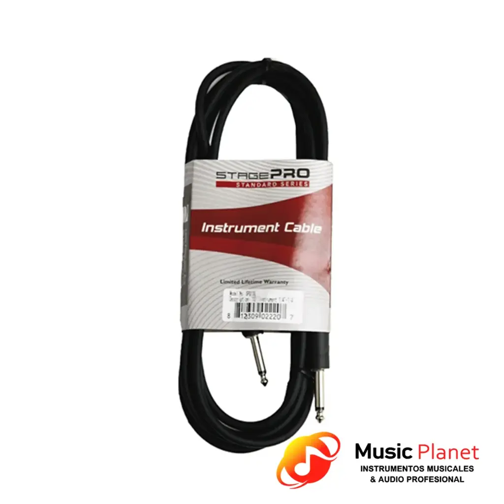 Cable Plug / Plug 3mts. StagePRO SPG10G 