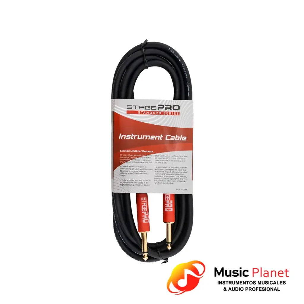 Cable Plug/Plug 3mts. StagePro SPGP10G