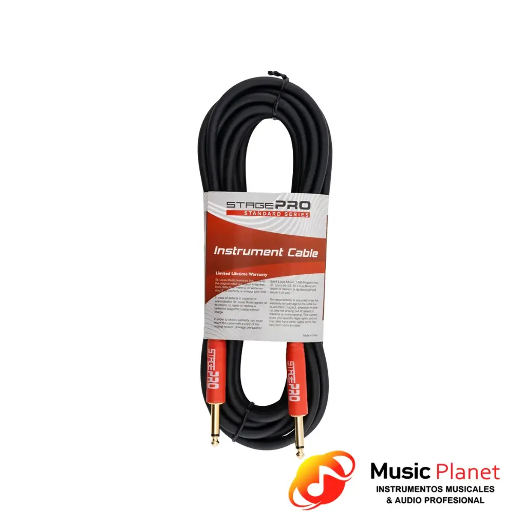 Cable Plug/Plug 6mts. StagePro SPGP20G